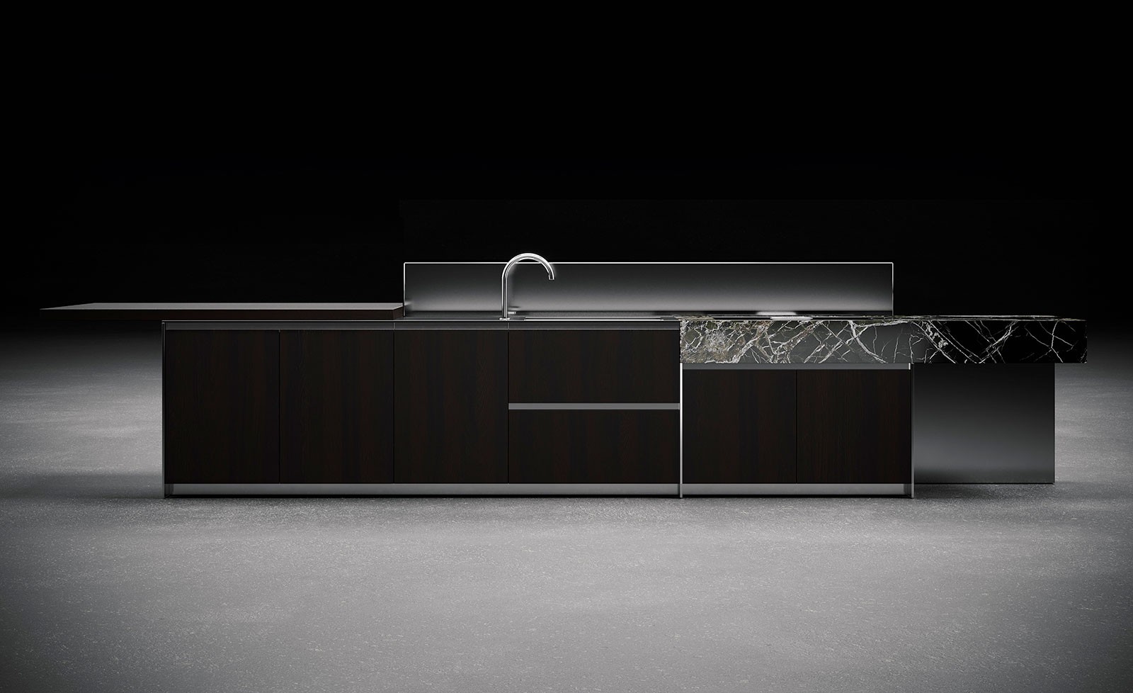 Rossana Reinvents The Traditional Kitchen Island With Architectural Designs
